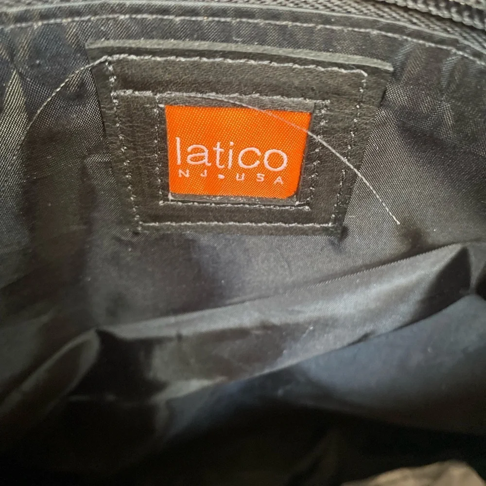Black Leather Duffel Bag